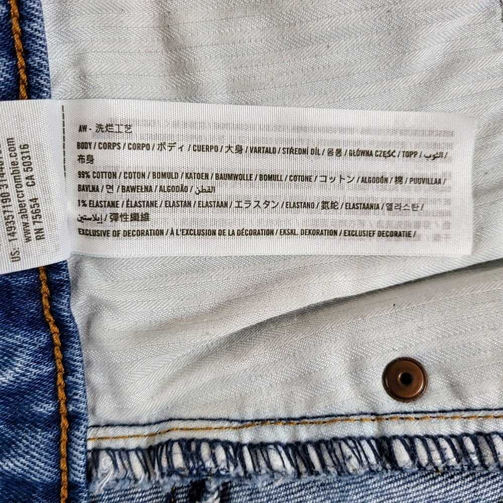 Abercrombie & Fitch High Rise Mom Short Size 30/10 - Picture 4 of 9